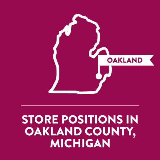 store positions in Oakland County Michigan