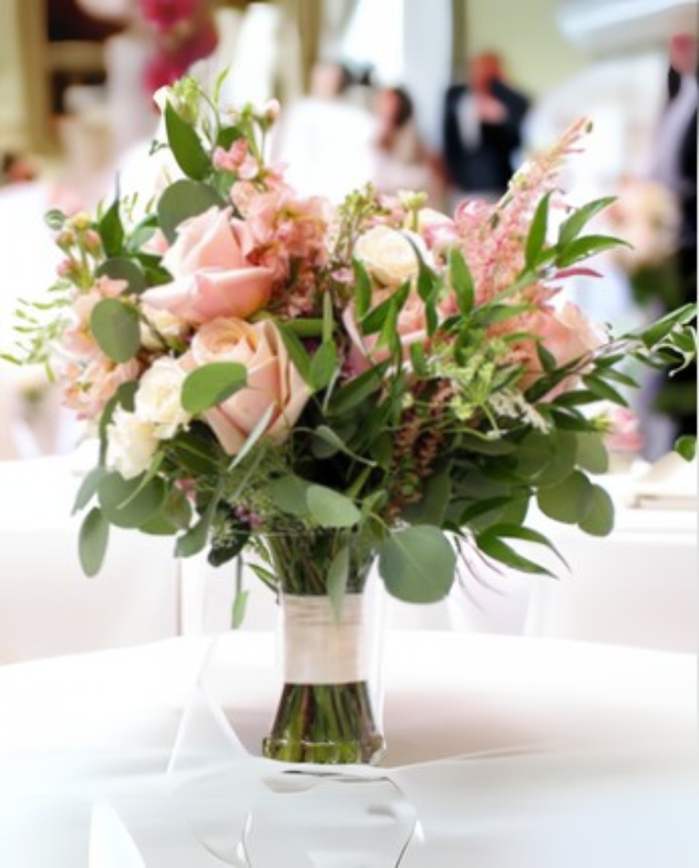 Floral Wedding Program