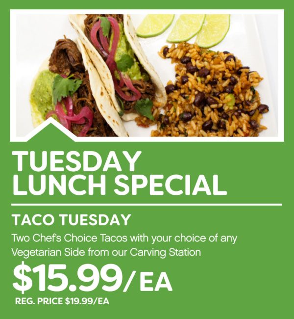tuelunch SUNDAY DINNER SPECIAL