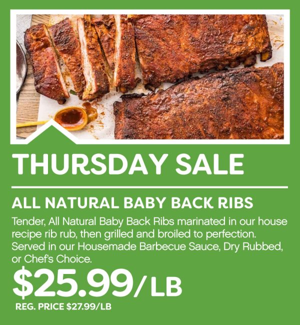 thu THURSDAY DINNER SPECIAL